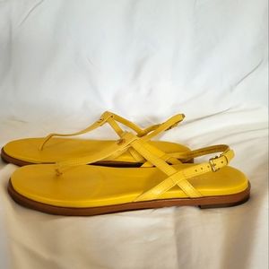 New W/O Box Yellow Sandals